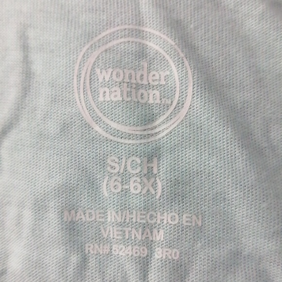 Wonder nation, Small 6-6X turquoise - Picture 2 of 3